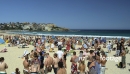 Crowd at Bondi Beach in Sydney 3123